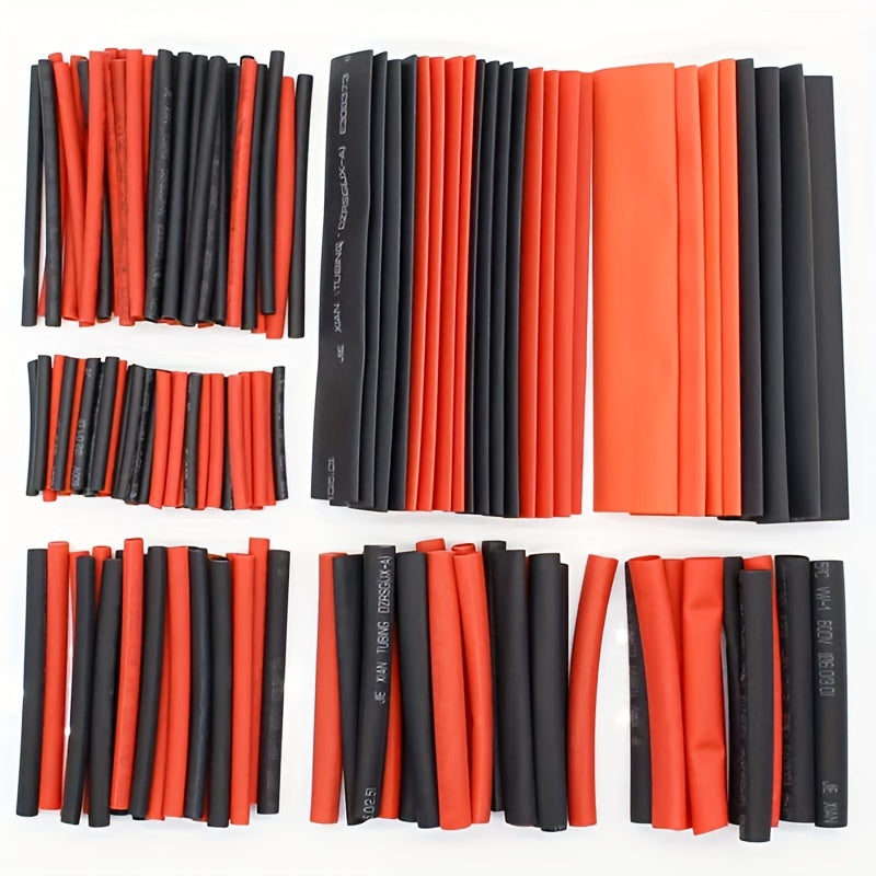 127pcs Heat Shrink Tube Kit Assortment 2:1 Cable Insulation Polyolefin