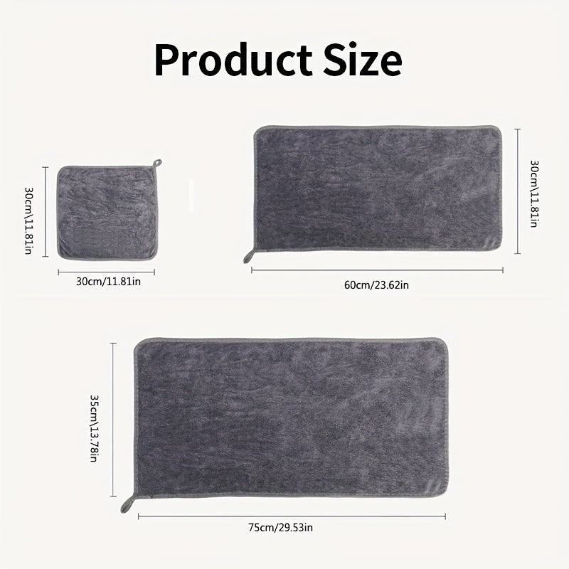 Toalla de microfibra para lavado de coches, secado rápido, paño de limpieza para automóviles, alta absorción