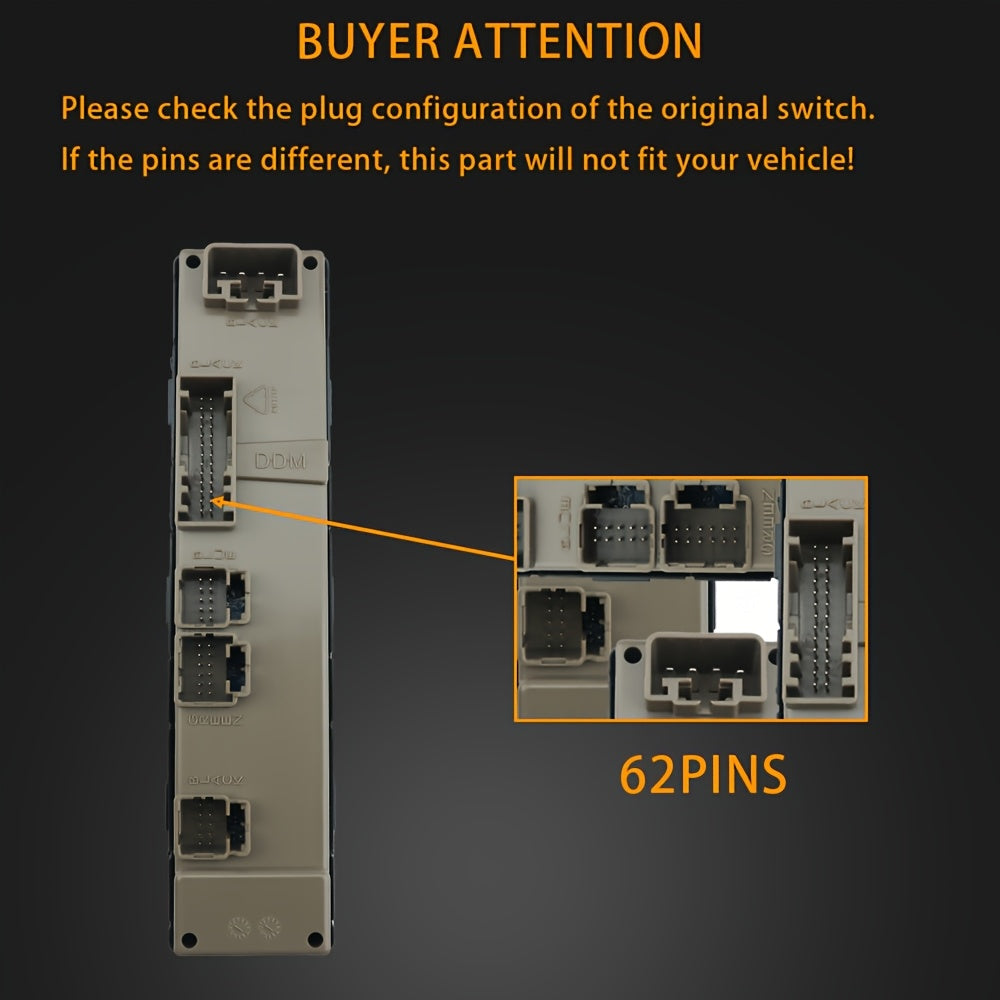 Power Window Control Module Front Driver Side for SUV Models 2003-2006