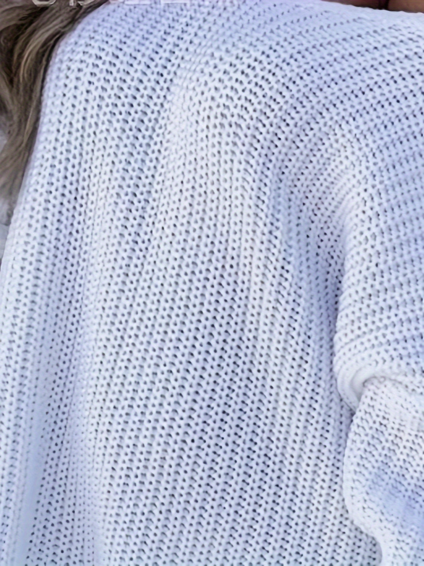 Women's V-Neck Sweater Soft Cozy Knit Casual Pullover for Fall Winter