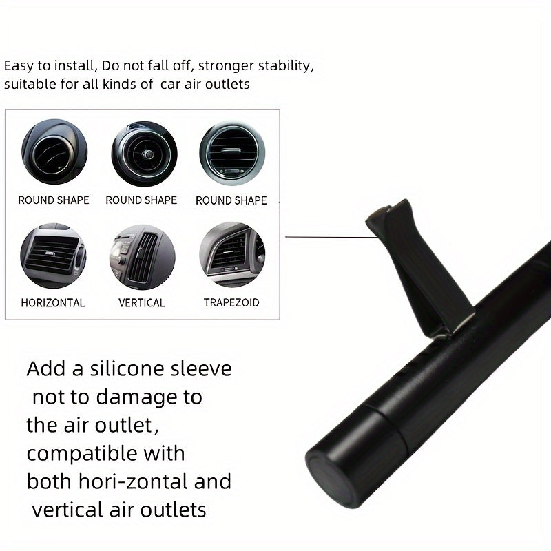 7-Donali avtomobil havo tozalagichi vent kliplar, hidi yo'qotuvchi, havoni yangilash, uzoq davom etadigan atir