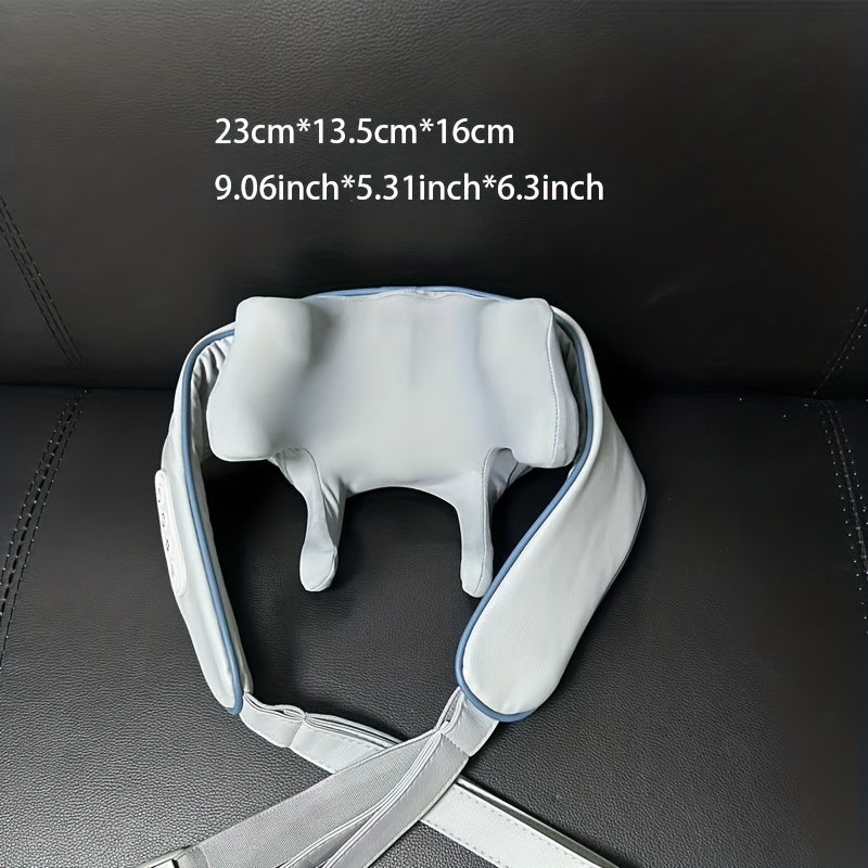 Ergonomik dizaynga ega, trapezius mushaklari uchun USB orqali zaryadlanadigan massaj shali, haqiqiy yoğurma bosim nuqtalari, 2000mAh batareya va sozlanadigan tasma.