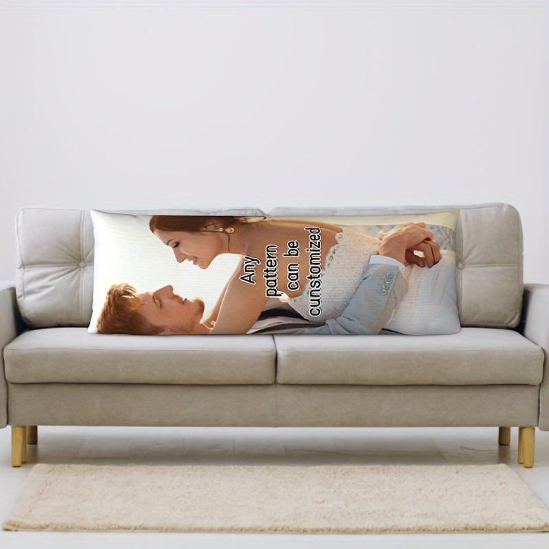 Photo Body Pillowcase Soft Cozy Double-Sided 50.8x137.16 cm Personalized Gift