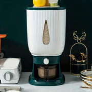 Cubo de almacenamiento sellado para arroz 10kg, resistente a la humedad y a los insectos