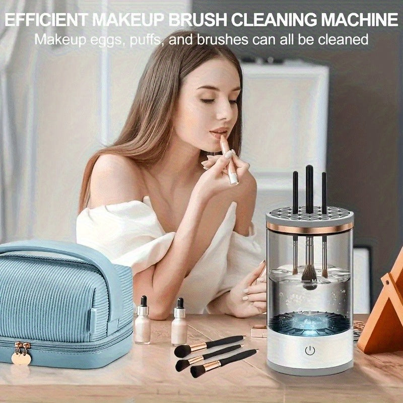 USB-Powered Makeup Brush Cleaner Odorless Battery-Free for Home Office School Dorm Outdoor