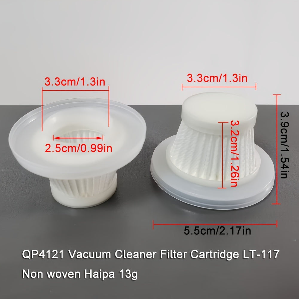 2 dona HEPA changyutgich filtri uchun portativ changyutgichlar QP4118 QP4119 LT-101 LT-105C bilan mos keladi