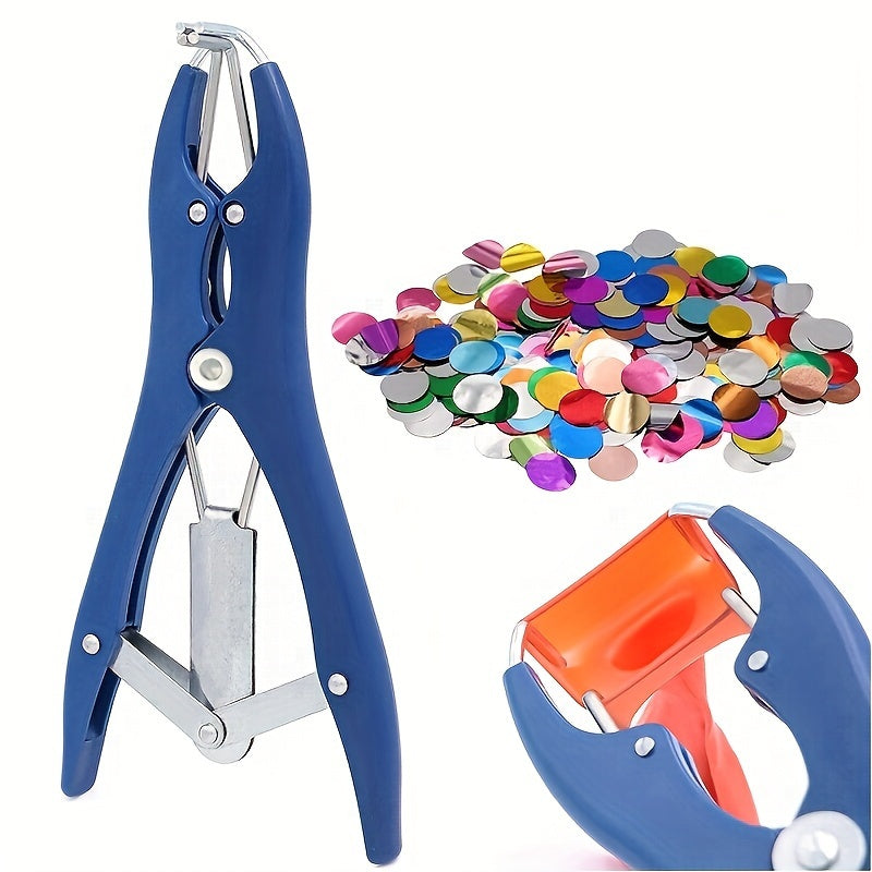 Stainless Steel Balloon Filler Pliers Qoʻlda Confetti Popper Bayram bezaklari