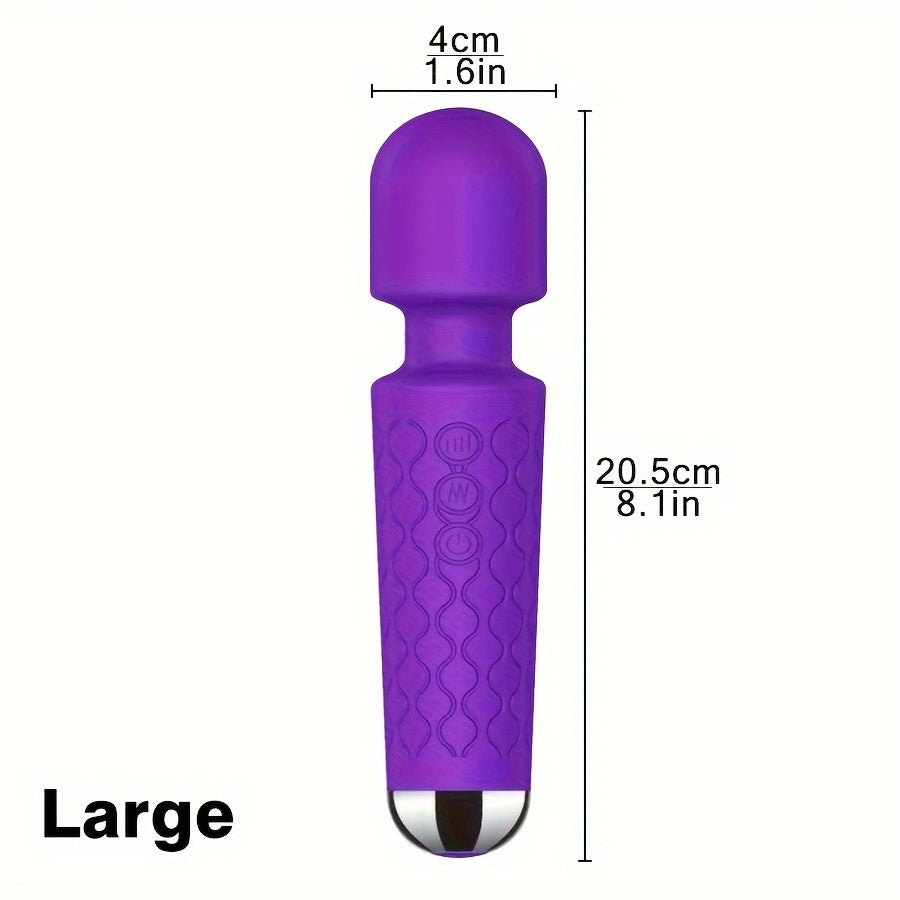универсальный силиконовый вибратор с 8 уровнями интенсивности, низкий уровень шума, перезаряжаемый