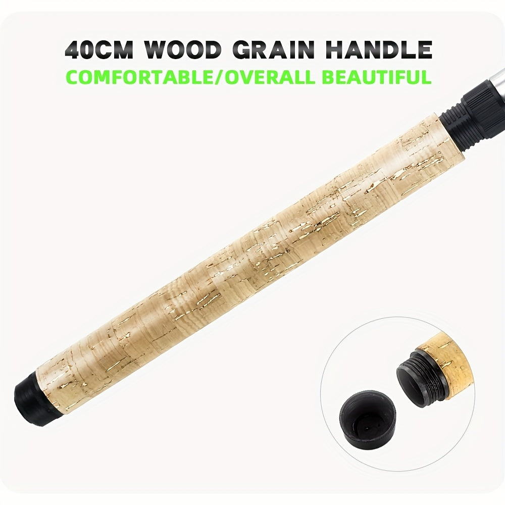 Portable Fiberglass Spinning Fishing Rod 2.1m-3.6m Travel Lightweight Durable