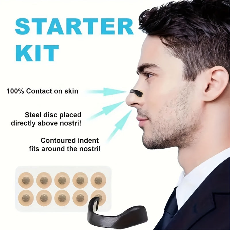 Nasal Breathing Expander Kit with Nose Clip for Snoring and Improved Airflow