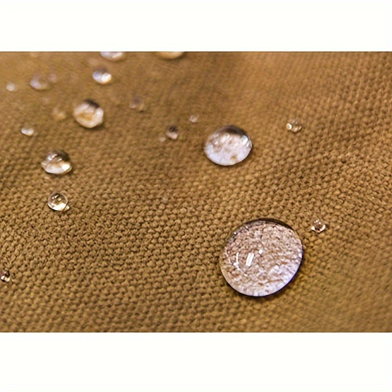 Heavy-Duty Canvas Firewood Carrier Bag with Handles for Fire Pit Camping Outdoor