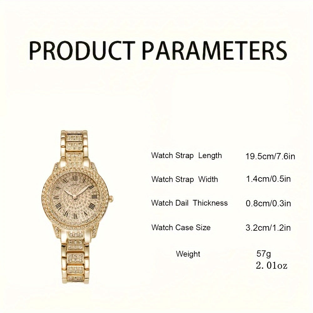 Set of 7 Women's Quartz Wristwatches with Trendy Styles