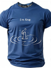 Футболка мужская с коротким рукавом большого размера с принтом "палец вверх" — повседневная летняя топ