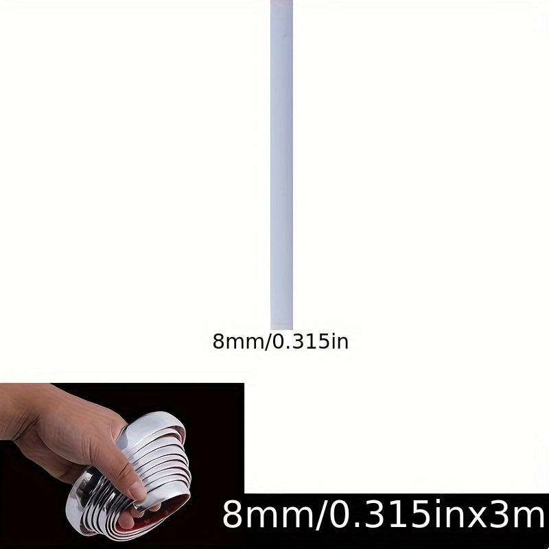 Car Exterior Chrome Plated Body Strip Bumper Door Trim 3m/118in Silver Protector