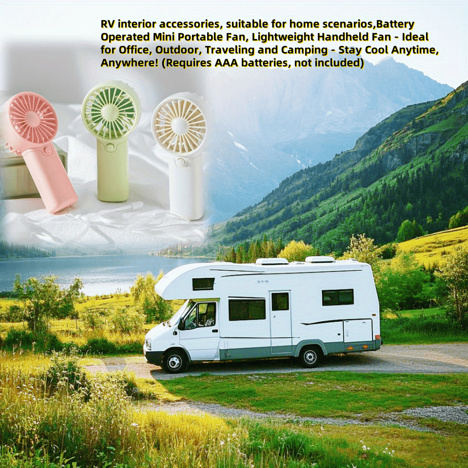 Portable Battery-Operated RV Fan for Camping Travel Office Outdoor Lightweight and Handheld