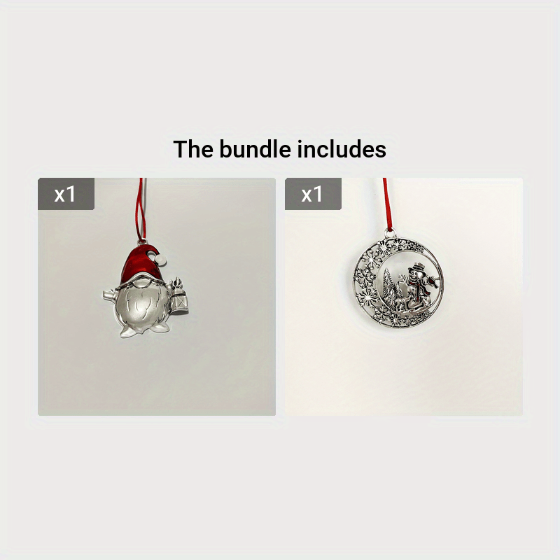 Handcrafted Rustic Metal Christmas Tree Ornament for Holiday Decor