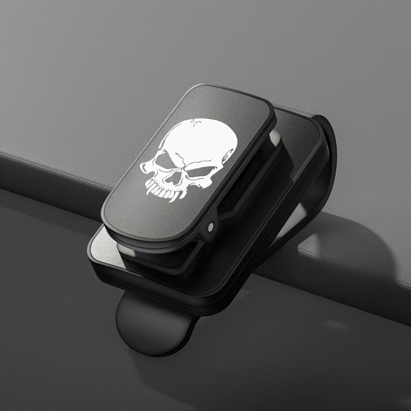 "Moda Olov Bosh Suyak Avtomobil Ko'zoynaklari Uslubi - Kartochka Saqlash va Ko'zoynak Qutisi bilan Plastik Quyoshdan Himoya Qiluvchi Klip, avtomobilingiz uchun zamonaviy va amaliy tanlovdir."