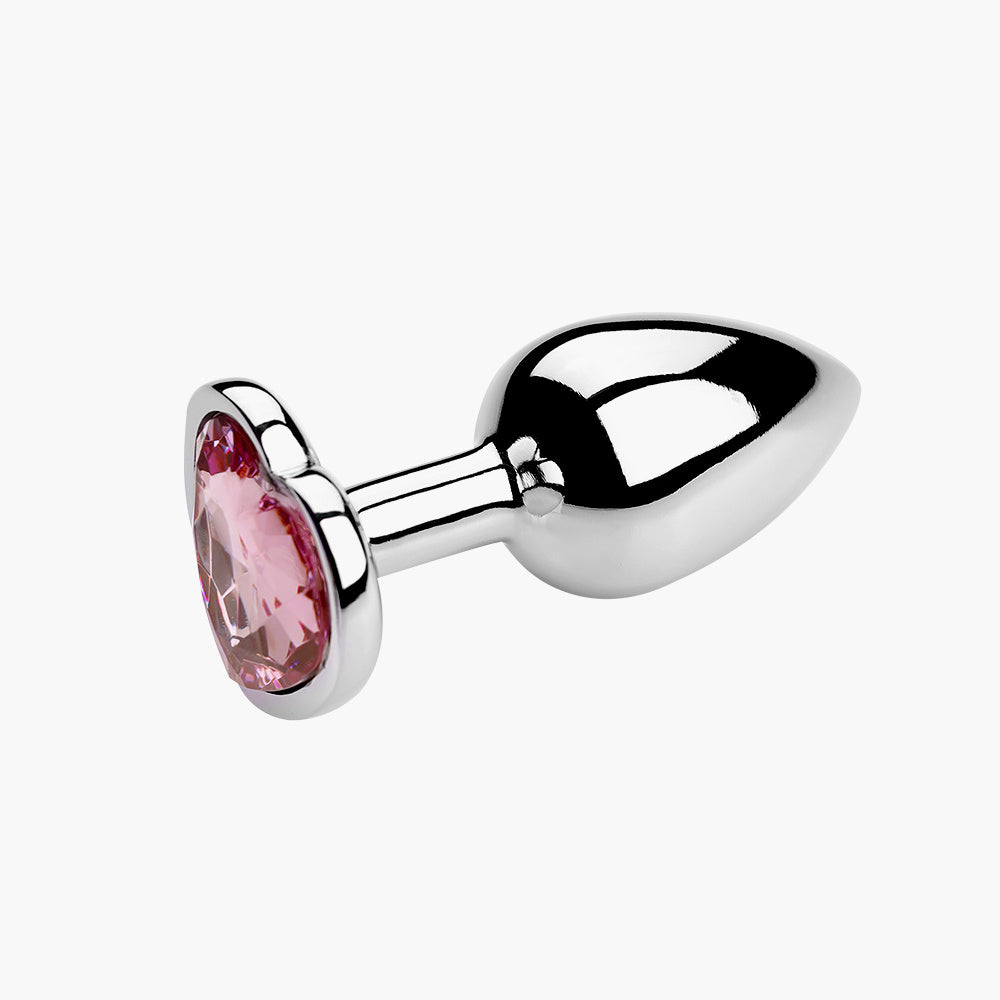 Унисекс силиконовая анальная пробка в форме сердца для личного секс-игрушки массажер