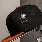 Мужской зажим для шляпы из цинкового сплава, стильный аксессуар из нетканого материала, подарок