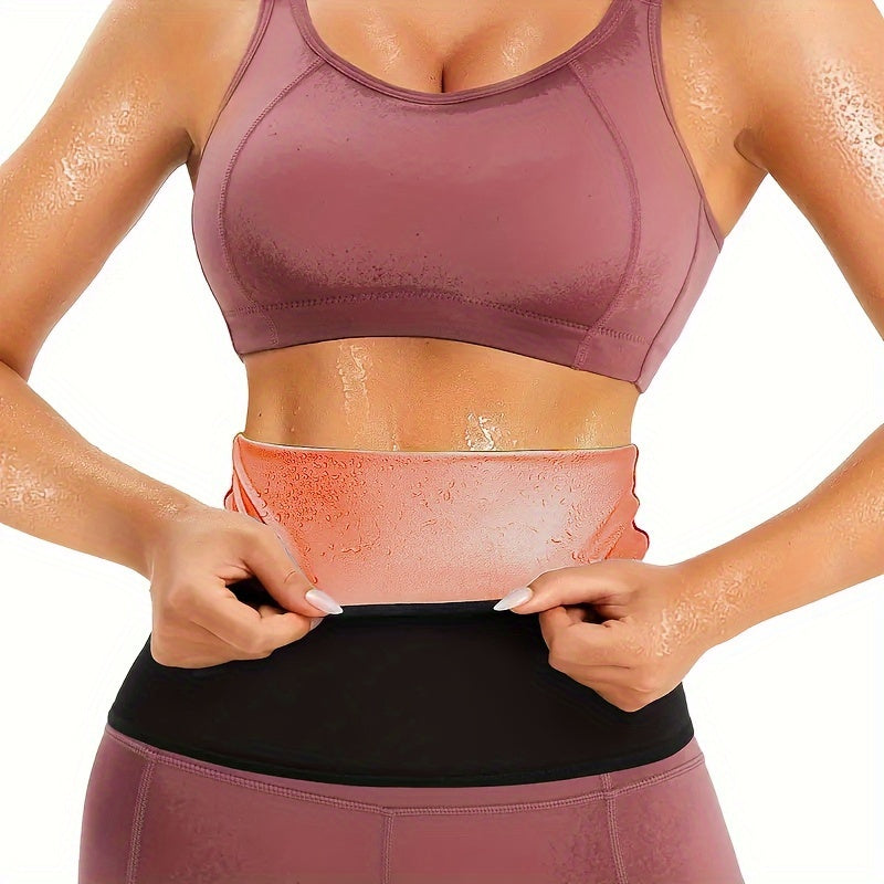Women's Sweat-Sculpting Waist Belt for Fitness Training with Sweat-Wicking Material