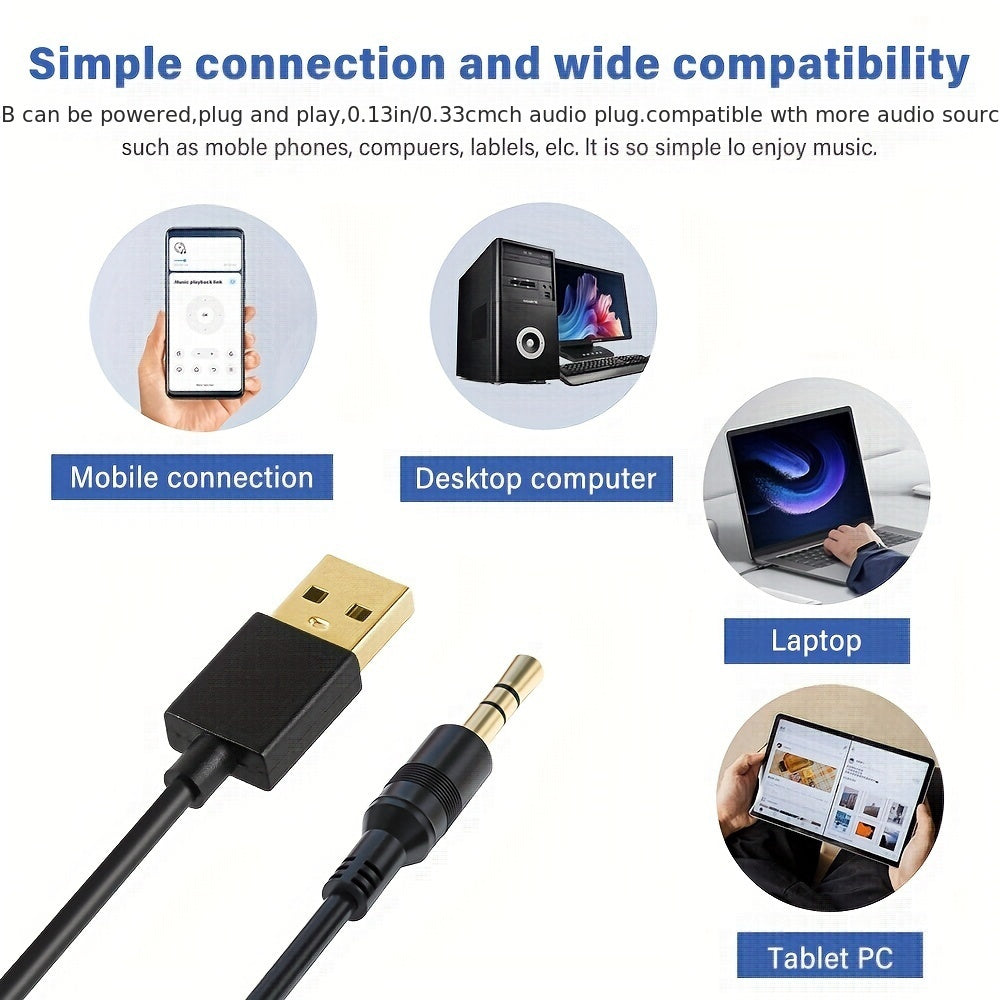 2.1 Stereo Computer Speakers Wireless Wired USB Power Black for Music Movies Gaming