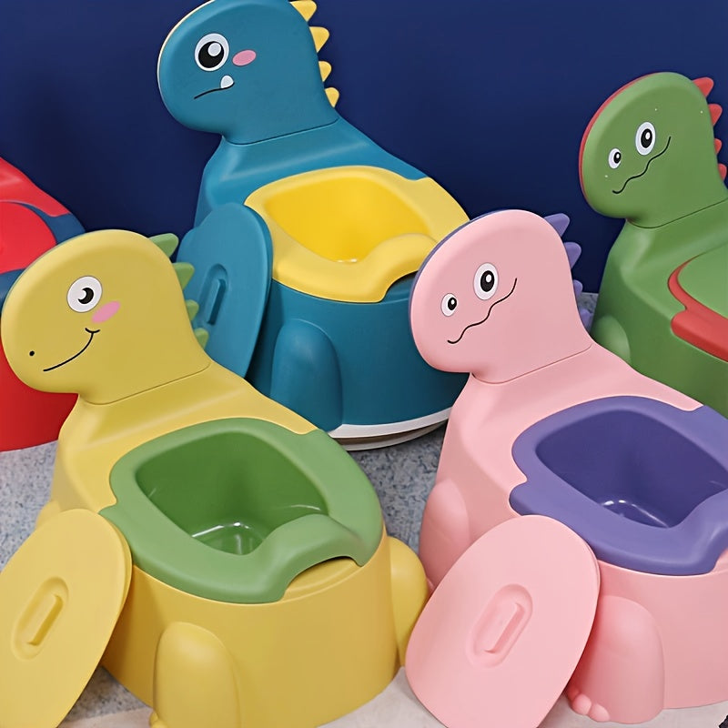 Dinosaur Themed Potty Training Seat for Toddlers with Training Toilet