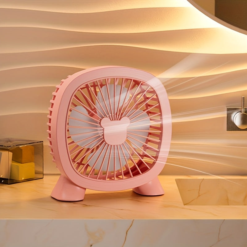 Портативный мини-вентилятор Teal с USB-питанием для охлаждения и комфорта.