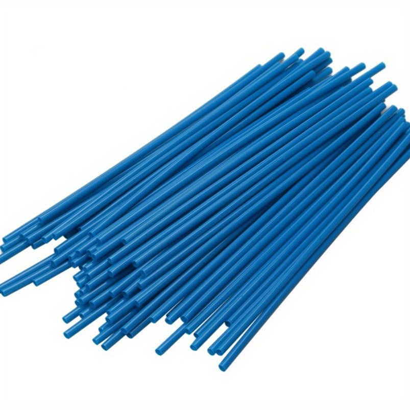 Universal Motorcycle Steel Wire Spoke Sleeves Blue Color Upgrade