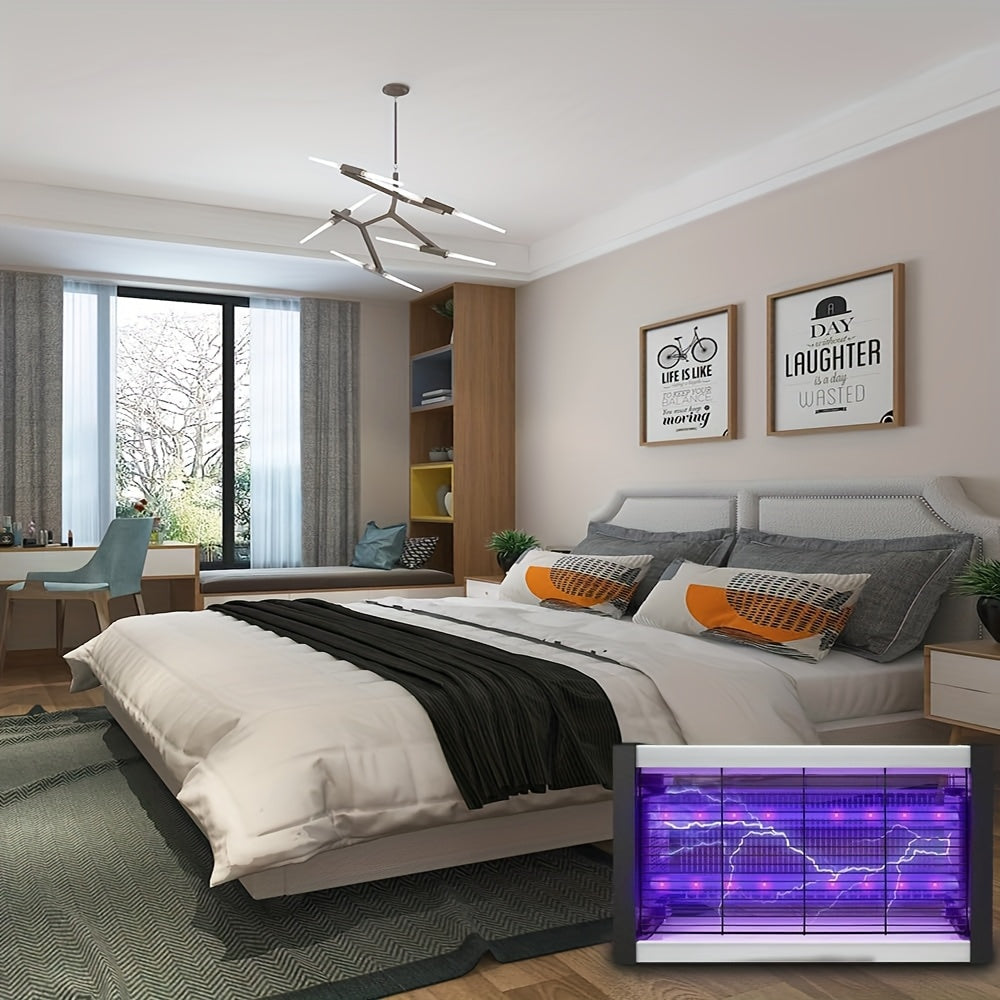 Indoor Modern LED Mosquito Killer Lamp Wall Mount Silent Insect Trap