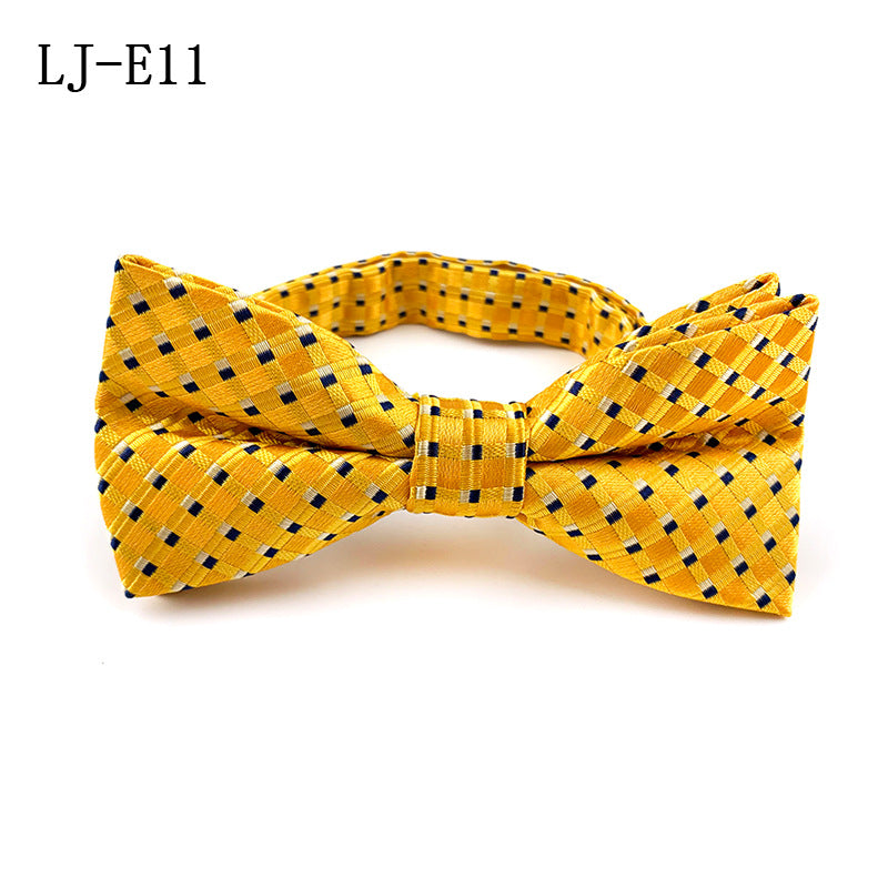 Men's Bow Tie Polyester Jacquard Fabric for Formal Events
