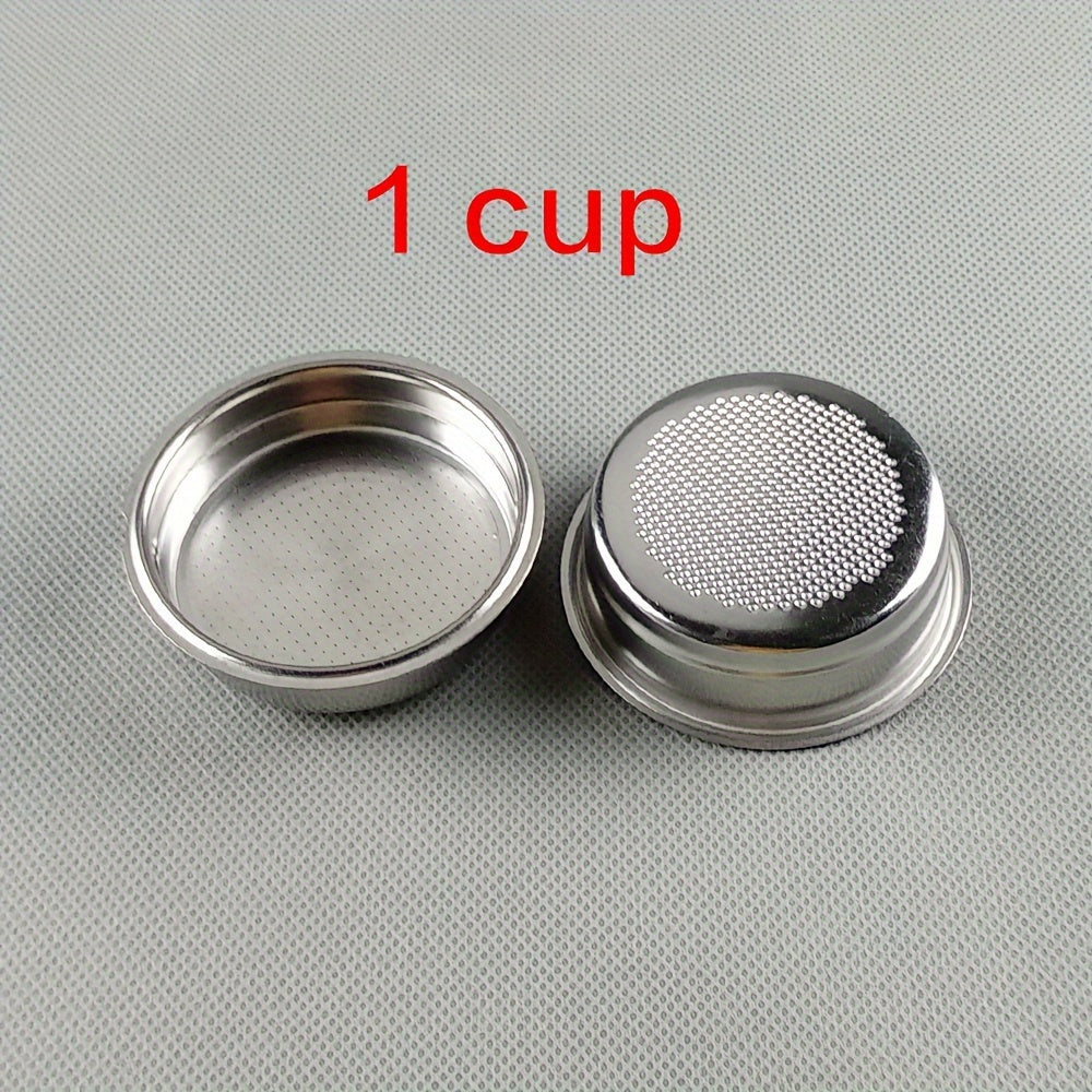 Stainless Steel 51mm Coffee Filter Basket for Espresso Machines Reusable