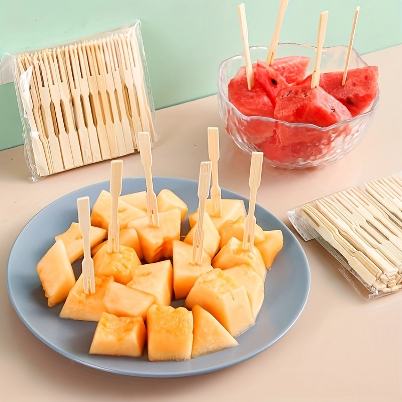 80 juftliklik bir martalik bambuk choynaklar to'plami, ekologik toza qoshiq va vilkalar, to'ylar va tug'ilgan kunlar uchun