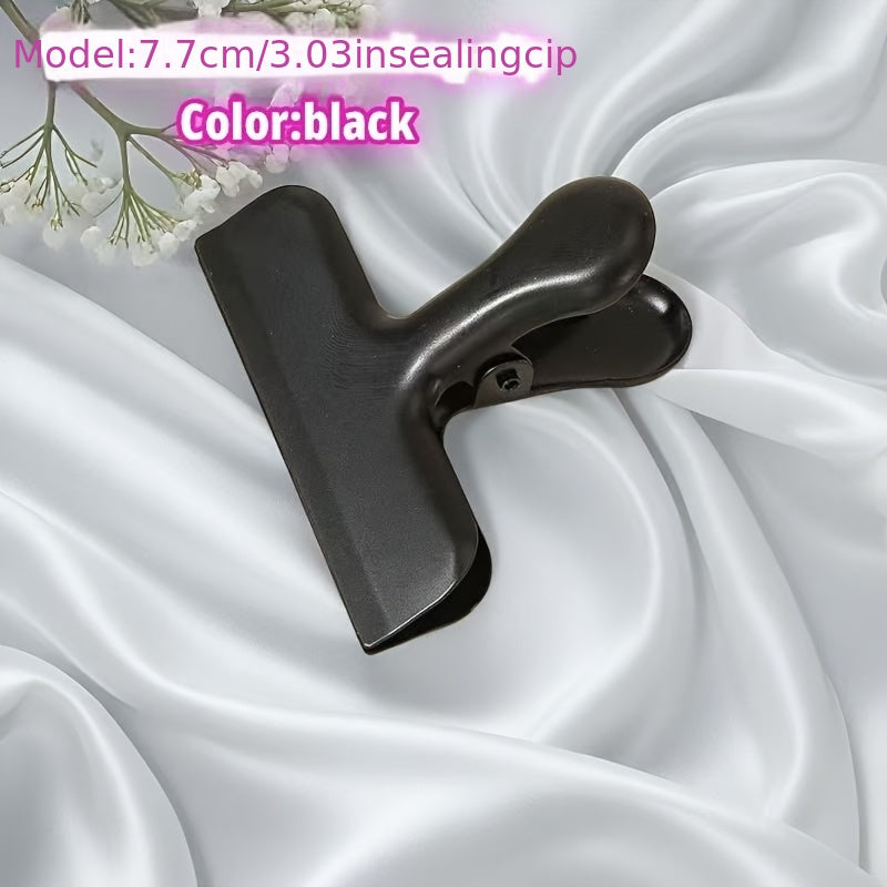 7.7cm Gold Food Bag Sealer Clip and Document Holder Clip Multipurpose Organizer