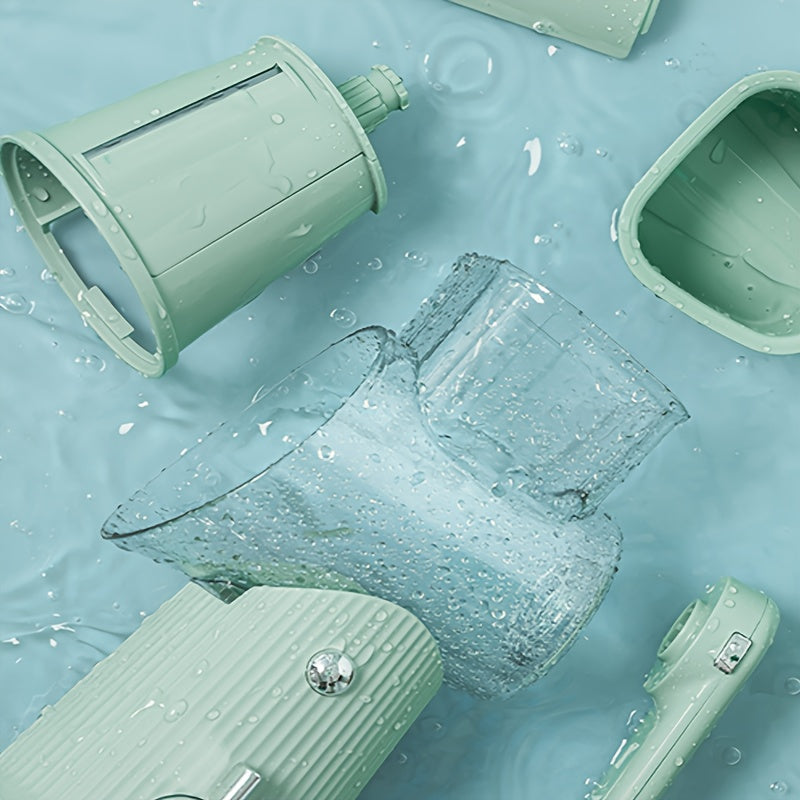 Rallador de queso giratorio con mango, 5 cuchillas, base con ventosa, cortador de verduras