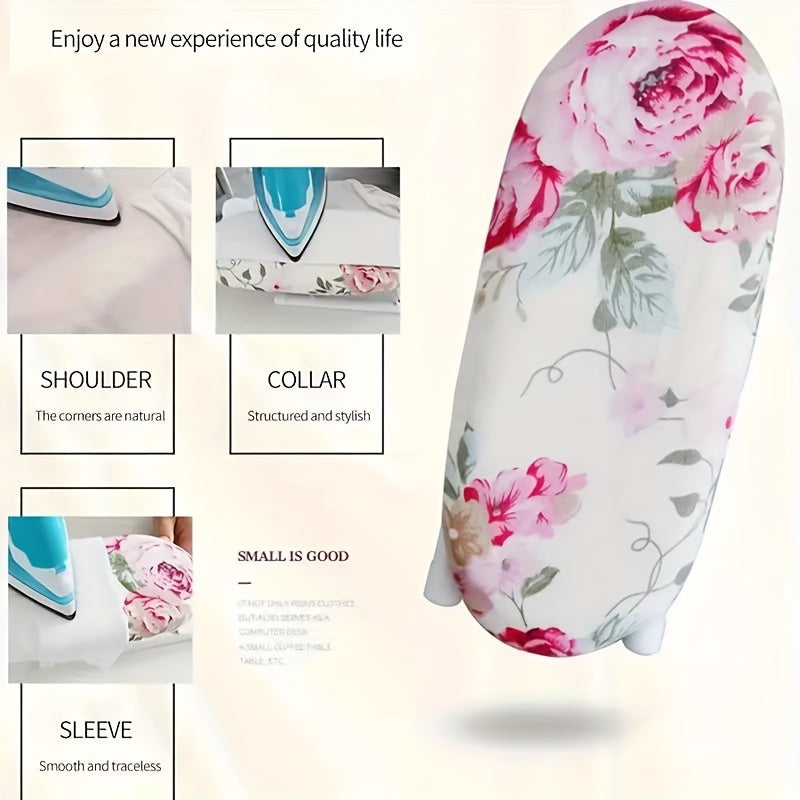 Compact Foldable Ironing Board, Portable Tabletop Ironing Mat for Garment Wrinkles