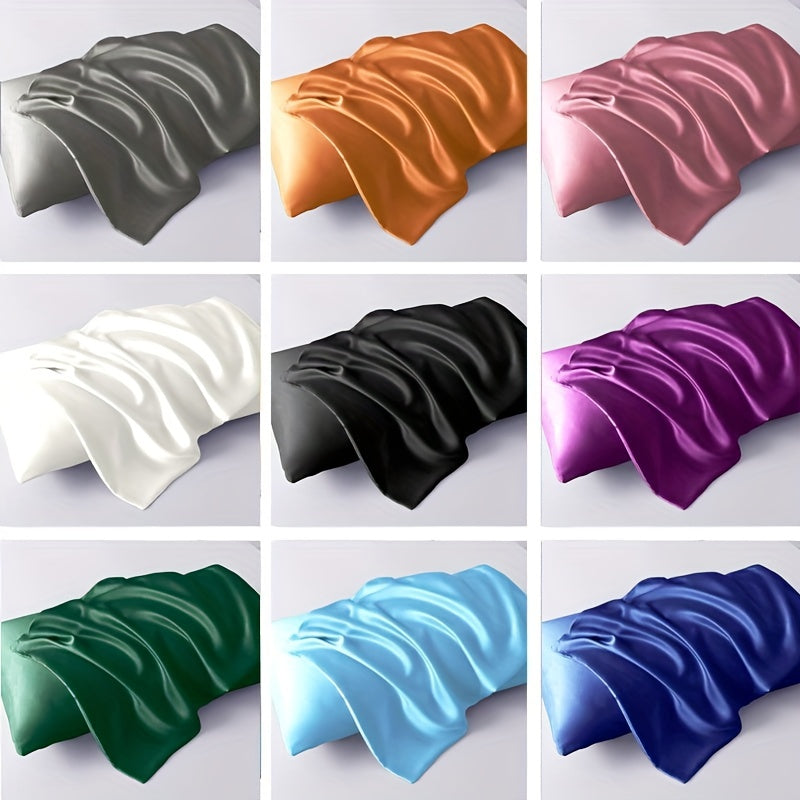 Soft Satin Sofa Pillowcase for Living Room and Bedroom Decor