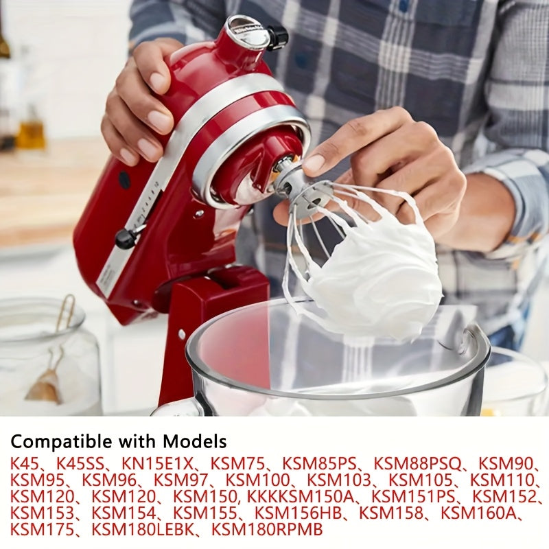 Aluminum Blender Attachment for KitchenAid 4.5QT 5QT Mixers for Eggs Cream Baking