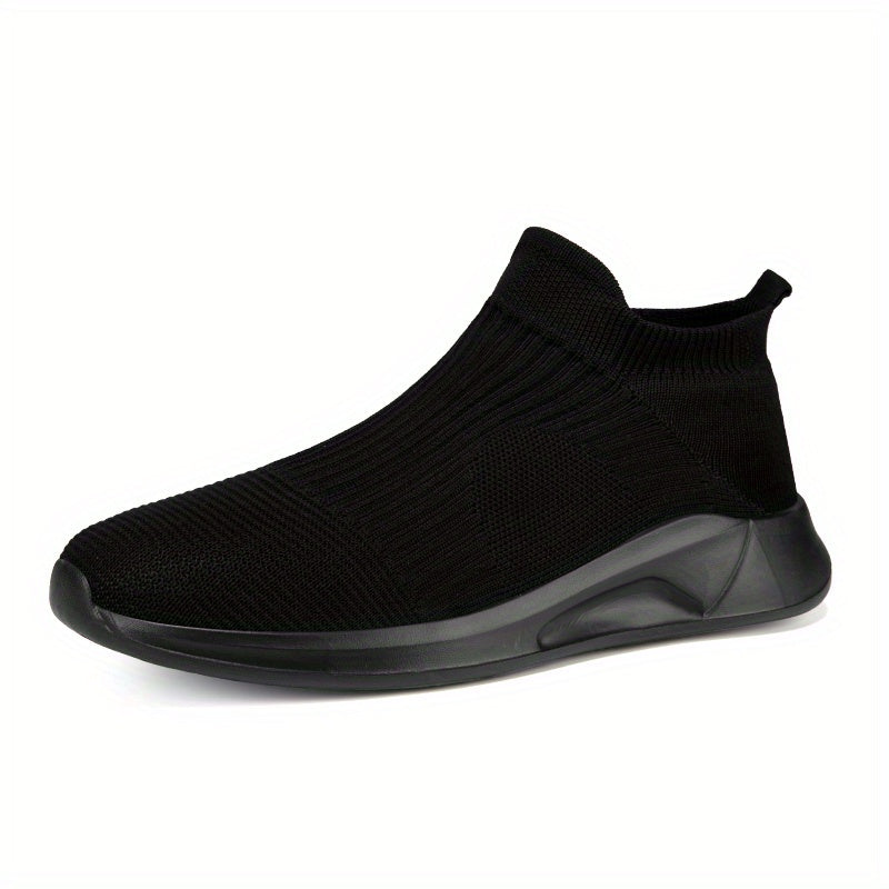 Unisex Lightweight Knit Slip-On Casual Shoes with Shock Absorbing EVA Sole