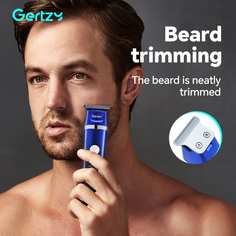 USB rechargeable electric shaver set for men includes nose hair trimmer hair clipper and precision trimmer