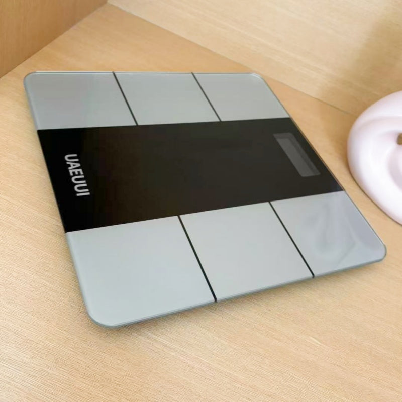 UAEUUI Intelligent Electronic Body Fat Scale - Uyda va hammomda aniq vazn o'lchash uchun simsiz va batareya bilan ishlaydigan.
