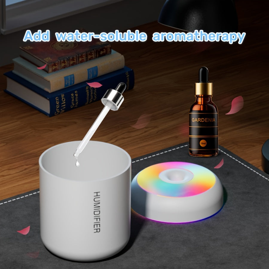 USB Car Aromatherapy Diffuser with 180mL Water Capacity Portable Humidifier for Car and Bedroom