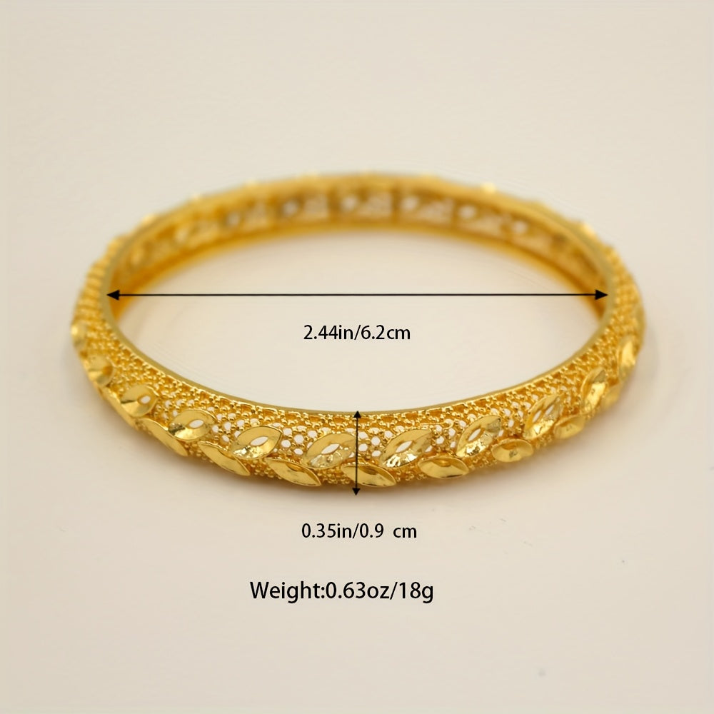 Set of 4 Women’s Fashion Bangles Alloy Jewelry for Weddings, Festivals, Everyday Wear