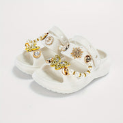 Kids' Summer Cartoon Hole Shoes for Boys and Girls with Thick EVA Soles