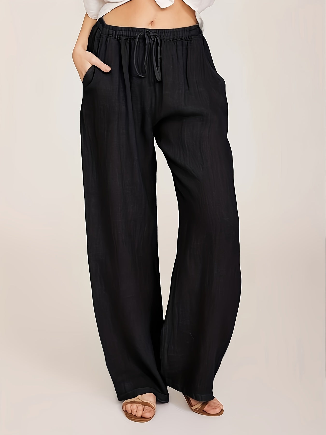 Women Loose Casual Cotton Oversized Pants for Spring and Summer
