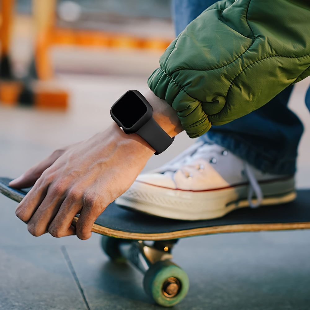 Tempered Glass Screen Protector Case for iWatch Series 4 5 6 7 8 9 10 SE 40mm 44mm 45mm 46mm Hard PC Bumper Scratch Resistant