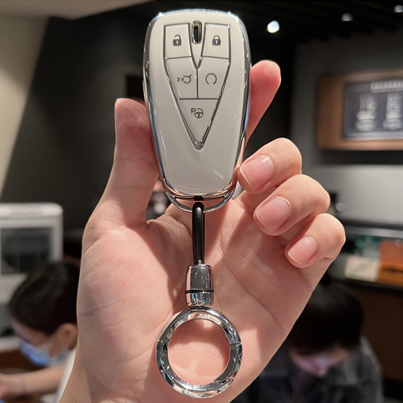 Чехол-накладка для автомобильного ключа из TPU для внедорожников, 3/4/5 кнопок, автомобильные аксессуары
