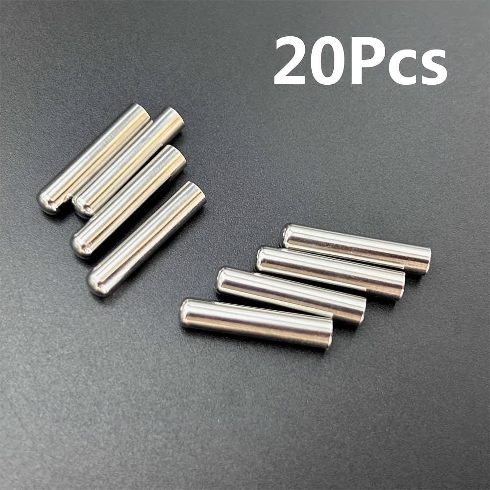 20 Pcs Zinc Alloy Shoelace Tips Metal Aglets for Sneakers and Repairs