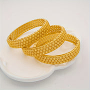 Gold Open Bracelet for Women Hollow Design Ethnic Jewelry for Middle East Festivals and Gifts
