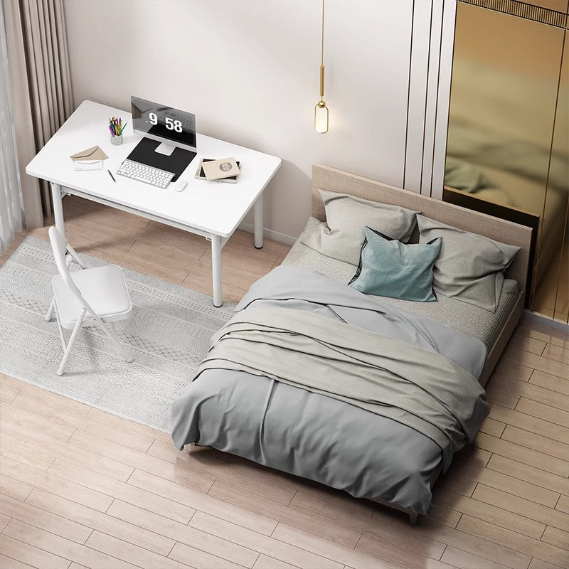 Легкий складной стол из твердых пород дерева без сборки, для небольшого пространства, учебы, дома, офиса, общежития