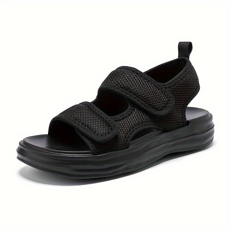 Boys Breathable Mesh Sandals with Non-Slip EVA Sole and Hook and Loop Closure